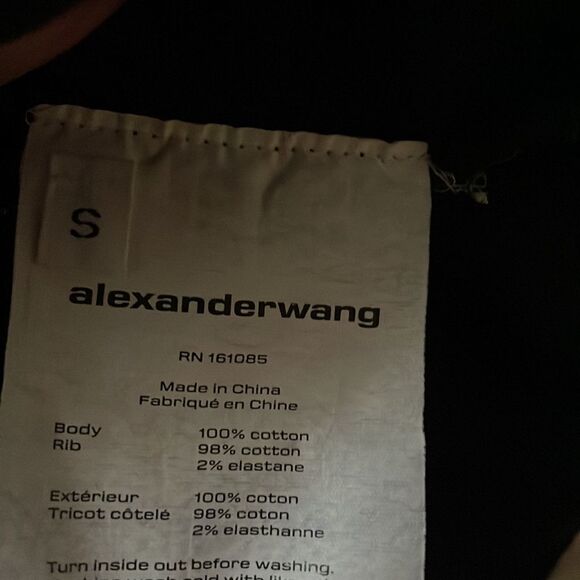 Alexander Wang Cotton Crewneck T-Shirt - Picture 9 of 9